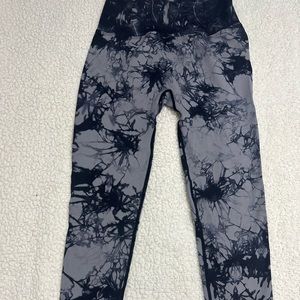 Tie die gym leggings